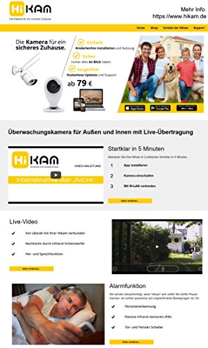 HiKam S6: Die Kamera für ein sicheres Zuhause5