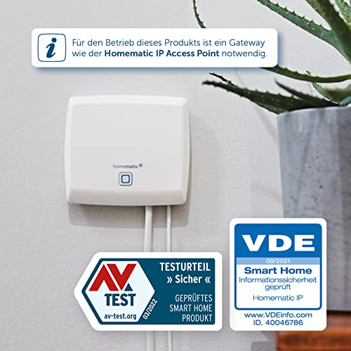 homematic-ip-smart-home-heizkoerperthermostat-evo benötigt den Homematic IP Access point