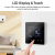 Touch Display vom Beok Smart Thermostat