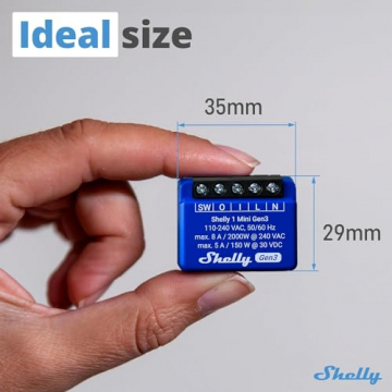 Installation des Shelly 1 Mini Gen3 im Schaltschrank