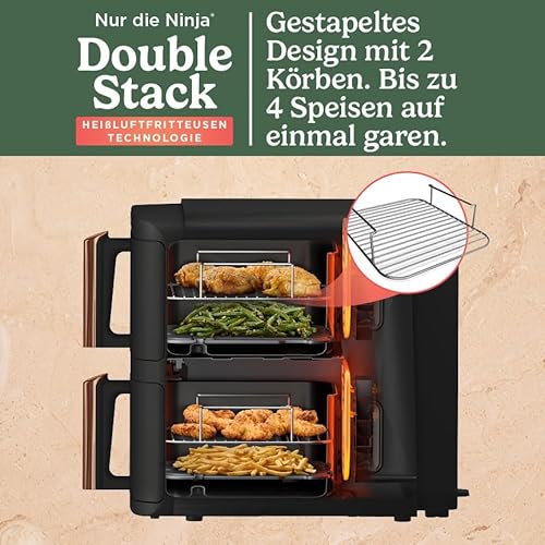 Ninja double stack xl Heißluftfritteuse test und vergleich 
