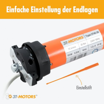 3T Rolladenmotor für große Rolläden
