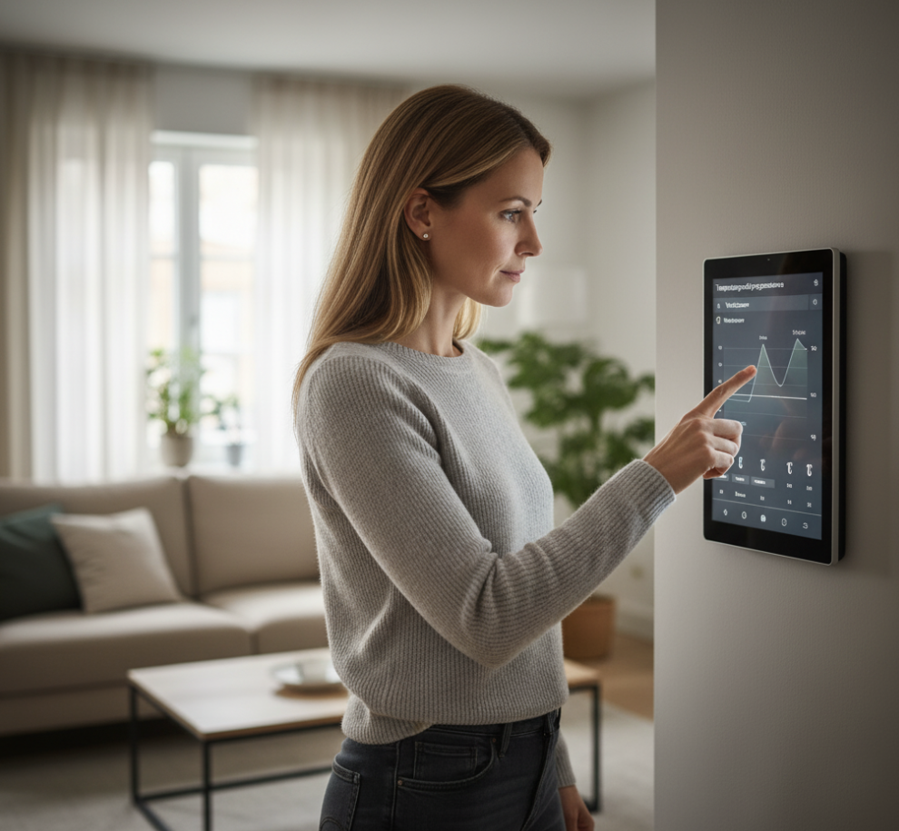 Energie sparen mit Raumhtermostaten und Smart Home Verknüpfung. Programmieren von Heizprofilen