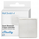 Shelly BLU Wall Switch 4 Stand-Alone Bluetooth-Wandschalter mit vier Tasten