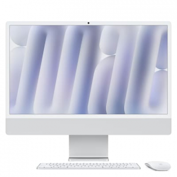 Apple iMac 24" Retina 4,5K 2024 M4/16/256GB 10C GPU Silber MWUU3D/A