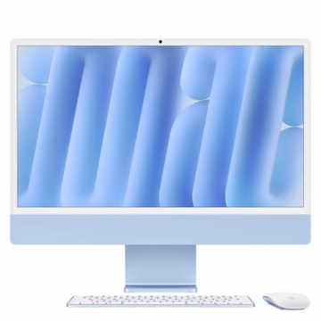 Apple iMac 24" Retina 4,5K 2024 M4/16/256GB 8C GPU Blau Enet NUM BTO