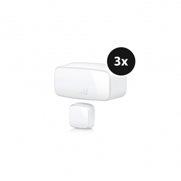 Eve Door & Window Matter 3er-Set - kabelloser Tür-/Fensterkontaktsensor