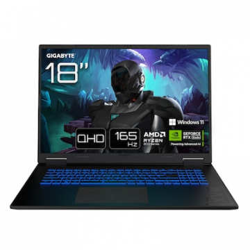 GIGABYTE GAMING Laptop A18 3WH 18" QHD 165Hz Ryzen 7 260 32GB/1TB RTX 5070 Win11