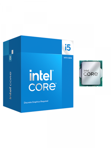 Intel Core i5-14400F Raptor Lake-S CPU - 10 Kerne - 2.5 GHz - Intel LGA1700 - Intel Boxed (mit Kühler)