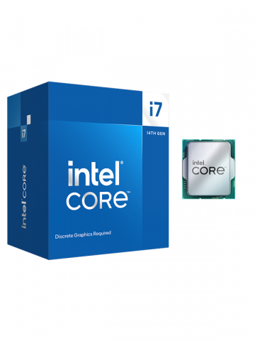 Intel Core i7-14700F Raptor Lake-S CPU - 20 Kerne - 2.1 GHz - Intel LGA1700 - Intel Boxed (mit Kühler)