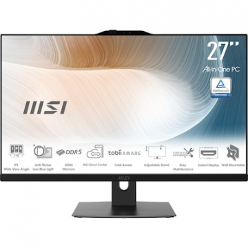 MSI Modern AM272P 1M-1427AT AiO 27" FHD Core 5 120U 16GB/512GB SSD Win11 Pro schwarz