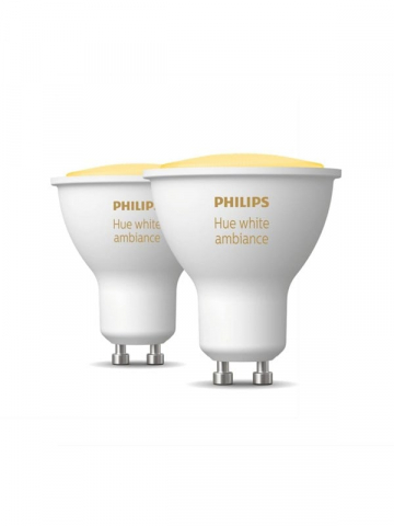 Philips Hue White Ambiance GU10 Spotlight - Doppelpack