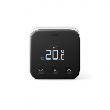 tado° X Smartes Thermostat für Fußbodenheizung und Einzelraumsteuerung (230V) - Schwarz