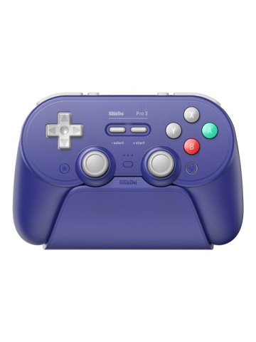 8BitDo Pro 3 - Bluetooth - 2.4G - Hall Effect - TMR - Purple - Wireless Controller - Nintendo Switch 2