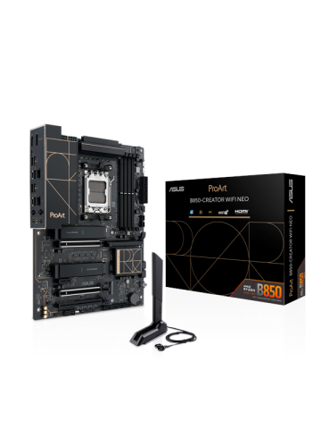 ASUS ProArt B850-CREATOR WIFI NEO Mainboard - AMD B850 - AMD AM5 - DDR5 RAM - ATX