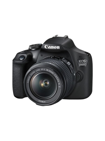 Canon EOS 2000D 18-55mm IS II + Extra LP-E10 Battery