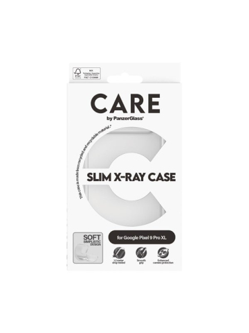 CARE by PanzerGlass Fashionable Case Transparent X-Ray Soft Basic Google Pixel 9 Pro XL