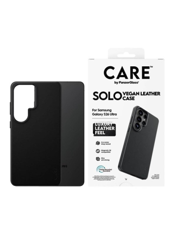 CARE by PanzerGlass Solo Case Black w. Qi Samsung Galaxy S26 Ultra