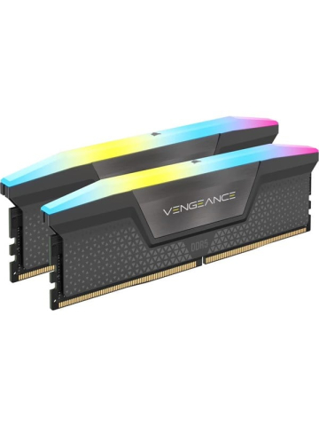 Corsair Vengeance RGB DDR5-5600 - 32GB - CL40 - Dual Channel (2 pcs) - AMD EXPO & Intel XMP - Grau mit RGB