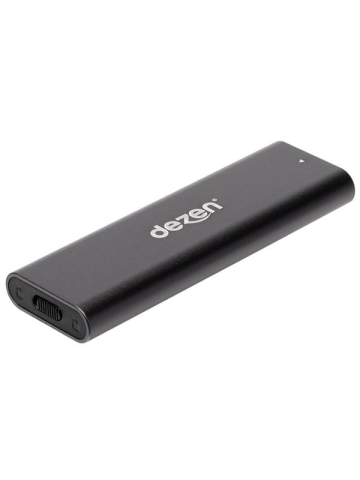 dezen M.2 Premium NVMe Enclosure USB 3.2 Gen 2 - Schwarz / Space Grey