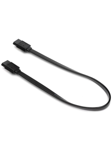 DUTZO SATA-kabel - Schwarz - 0.3 m - Gerader Verbinder