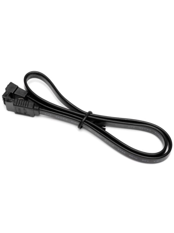 DUTZO SATA-kabel - Schwarz - 0.5 m - Gerade & 90° Verbinder