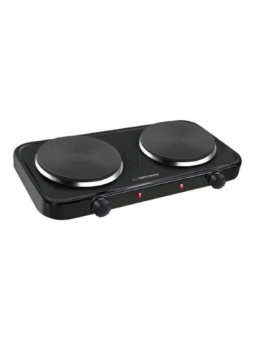 Esperanza Küchenmaschine Electric Hot Plate Cotopaxi Black (2 x 1000W)