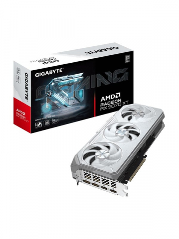 GIGABYTE Radeon RX 9070 XT GAMING OC ICE - 16GB GDDR6 RAM - Grafikkarte