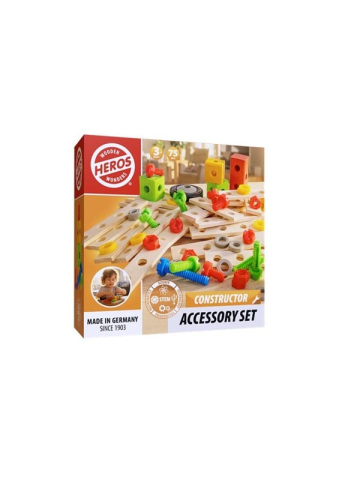 Heros FSC® Constructor - Zubehörset, 75 Stück