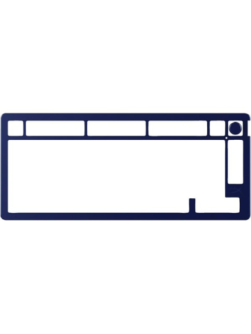 HyperX Alloy Rise 75 (75%) - Top Plate - Navy Blue - Gaming Tastatur (TKL) - 75% - Blau