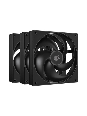 ID-Cooling AS-120-K TRIO - Gehäuselüfter - 120mm - Schwarz - 27 dBA