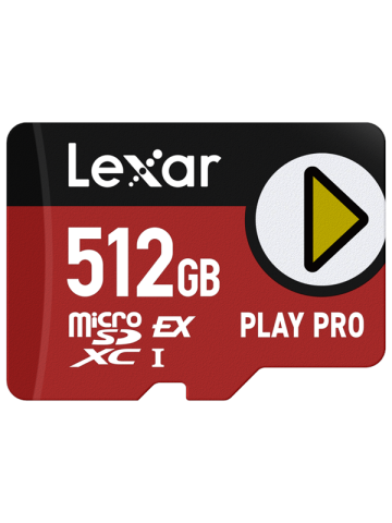 Lexar microSD Express PLAY Pro - 900MB/s - 512GB