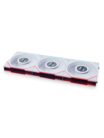 Lian Li UNI FAN TL LCD 120 (3-pack) - Gehäuselüfter - 120mm - Weiß mit RGB LED - 27 dBA