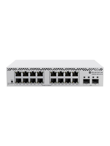 MikroTik CSS318-16G-2S+IN - switch - 18 ports - smart - rack-mountable