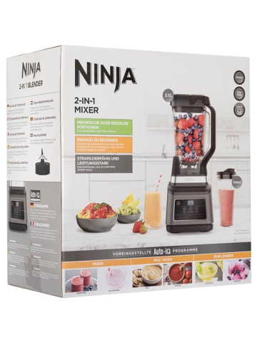 Ninja Mixer Blender (BN750EU) 2-in-1 with Auto IQ - 1200 W