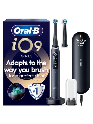 Oral-B Elektrische Zahnbürste iO9 Black Onyx + 1 Extra Refill