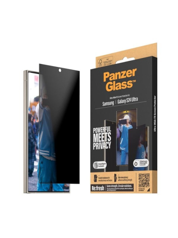 PanzerGlass Privacy Screen Protector Samsung Galaxy S24 Ultra | Ultra-Wide Fit w. EasyAligner