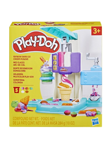 Play-Doh Regenbogen-Wirbel-Eiscreme-Spielset