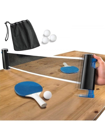 Pro Table tennis set - Flex net with 2 bats and balls