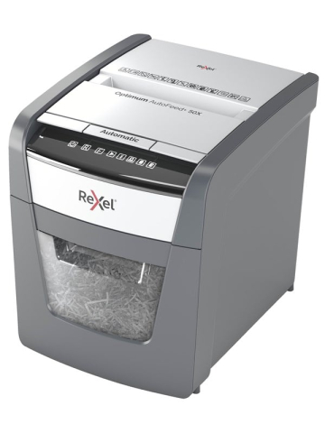 Rexel Optimum AutoFeed+ 50X Automatischer Aktenvernichter Partikelschnitt, P4