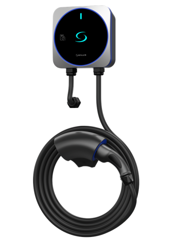 Salus EVT11EU EV-Ladestation 11kW 16A, WiFi, Type 2, 5m Kabel