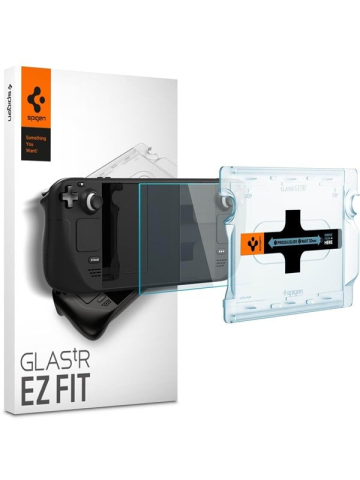Spigen Glass tR EZ Fit 1 Pack - Steam Deck - Miscellaneous Zubehör für Spielkonsole - Steam Deck
