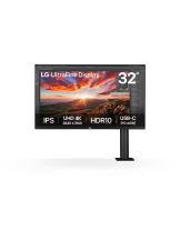 32 LG UltraFine Ergo 32UN880K-B - 3840x2160 4K - 60Hz - IPS - 60W USB-C