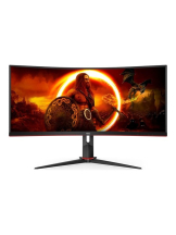 34 AOC CU34G2XPBK - 34401440 UWQHD - 180 Hz - VA