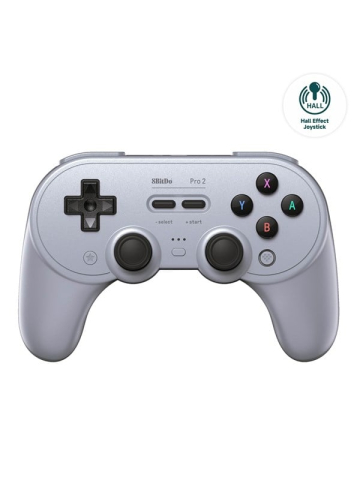8BitDo PRO 2 (Hall Effect) - Grau - Wireless Controller - Android