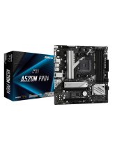 ASRock A520M Pro4 Mainboard - AMD A520 - AMD AM4 - DDR4 RAM - Micro-ATX
