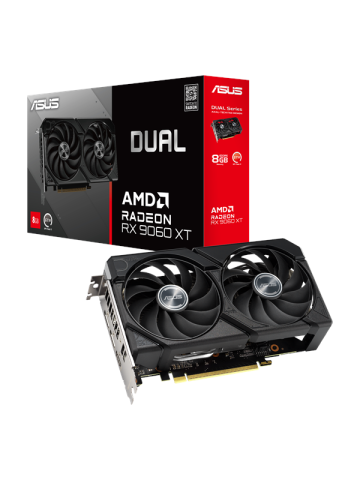 ASUS Radeon RX 9060 XT DUAL - 8GB GDDR6 RAM - Grafikkarte