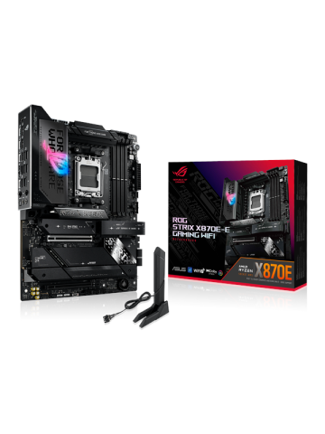 ASUS ROG STRIX X870E-E GAMING WIFI Mainboard - AMD X870E - AMD AM5 - DDR5 RAM - ATX