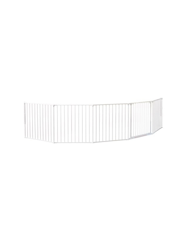 BabyDan Flex XXL sikkerhedsgitter hvid 278-350 cm