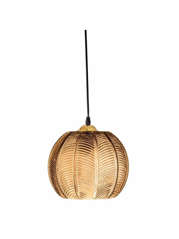 Bloomingville Adar Pendelleuchte Braun Glas